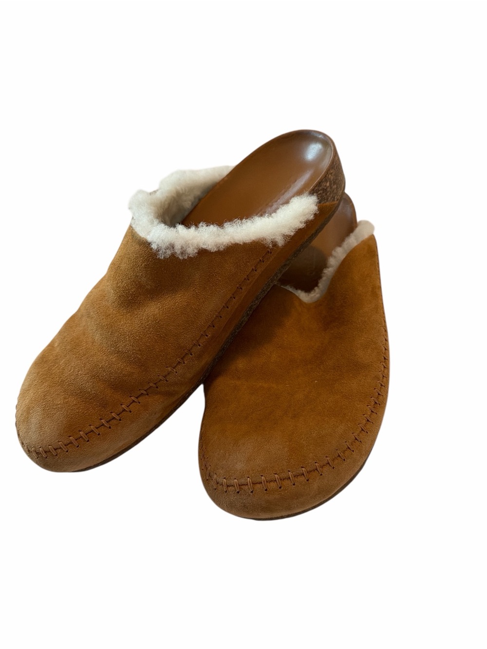 Jenni Kayne sheerling lined backless clogs. 38